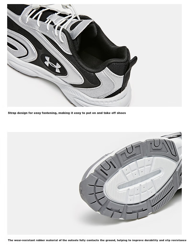 Under Armour Kids Casual Shoes Autumn New Breathable Strap Unisex Retro Sports Casual Shoes 2531677 13