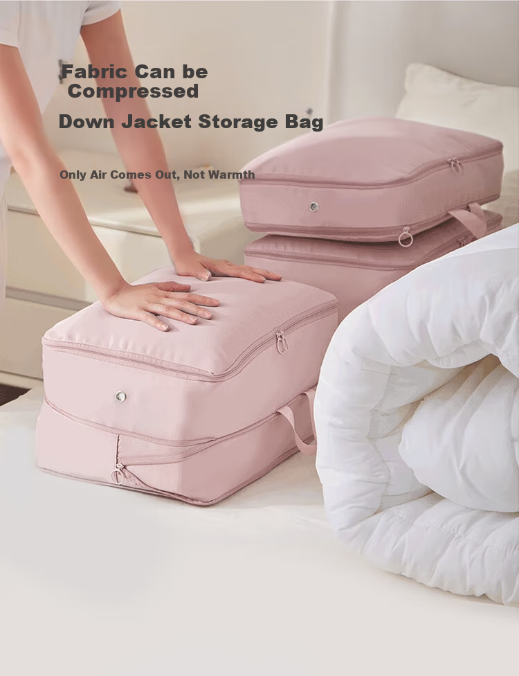 Banzheni down Comforter Compression Storage Bag, Quilt Clothes Moisture-Proof Organizer Bag, Travel Storage Home Packing Bag 2