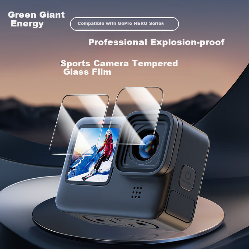 Llano Tempered Glass Screen Protector for GoPro HERO 13 Camera, Sports Camera High-Definition Protective Accessory, GoPro HERO 13 Tempered Glass Film One Set