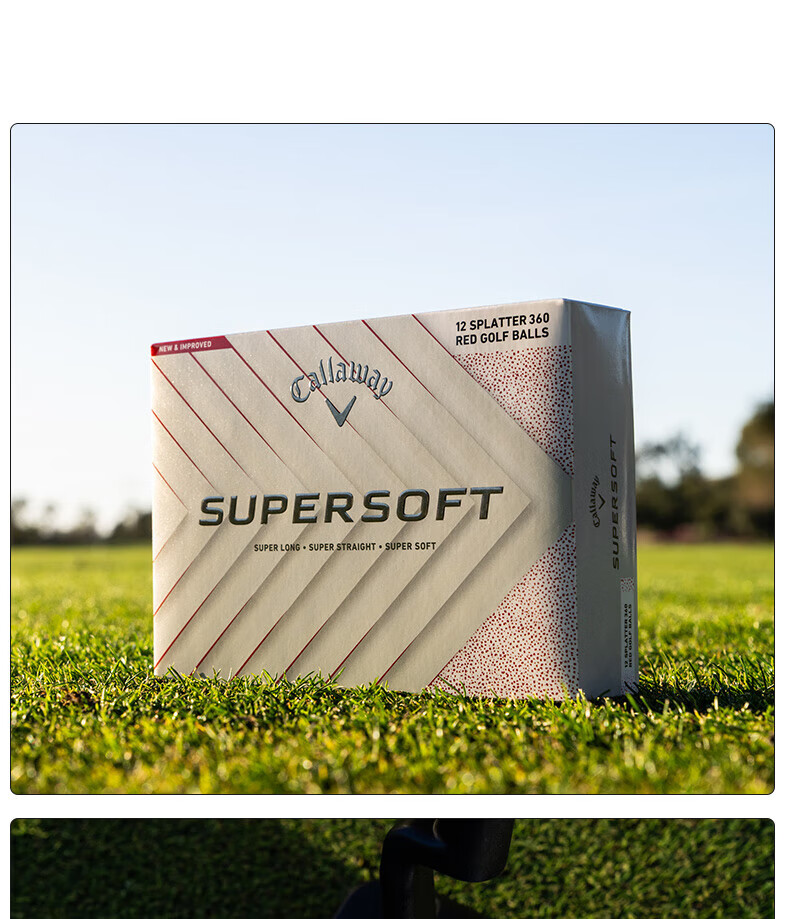 Callaway Super Soft Pink Golf Ball with 360-Degree Alignment Ring, Two-Layer, Long Distance, 25-Pack, New Model 7