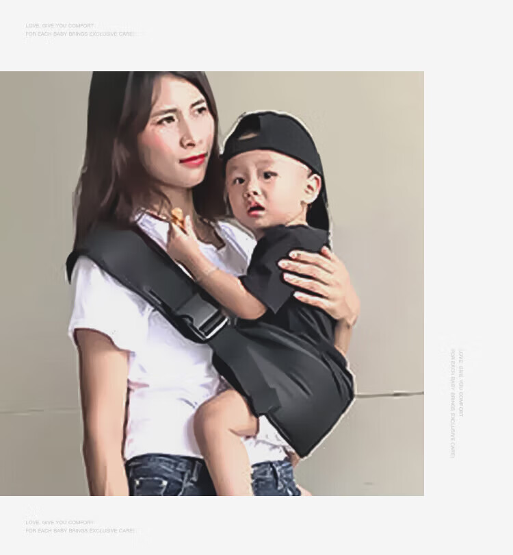 Aibaoshi Baby Carrier, Newborn Back Wrap, Front-Carrying And Back-Carrying Style, Multifunctional Baby Carrier for Outings, Miankou Green M418 8