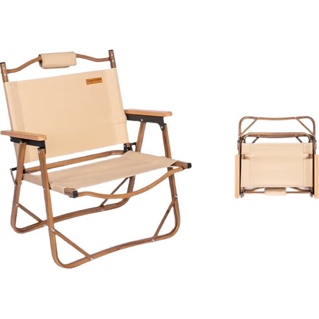 CAMEL Outdoor Lightweight Aluminum Alloy Folding Chair, Camping Chaise Lounge, Camping Fishing Stool, Beach Chair