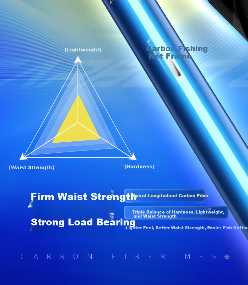Woding Carbon Fiber Fishing Rod, Ultra-Light And Ultra-Hard, Telescopic And Extendable, for Catching Big Fish 7