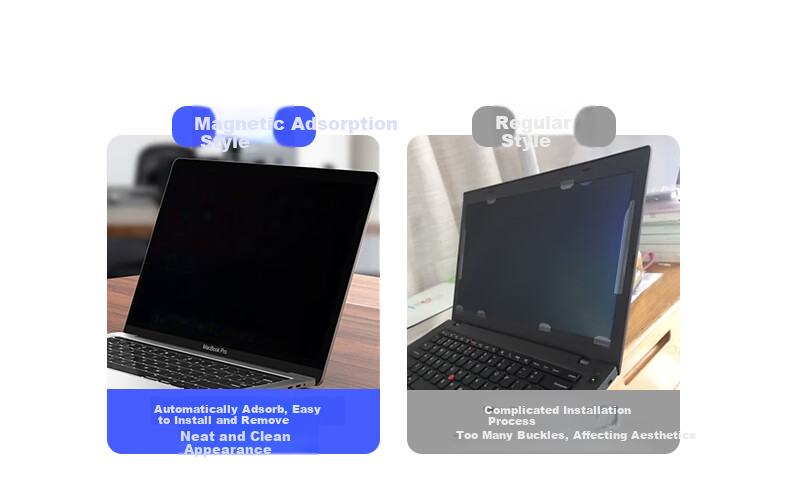 Llano Magnetic High-Definition Screen Protector for Apple MacBook Air M5/M4 Laptop, Compatible with 13.6-Inch Screen, Protective Film, No Screen Damage, Anti-Scratch Film A3240 3