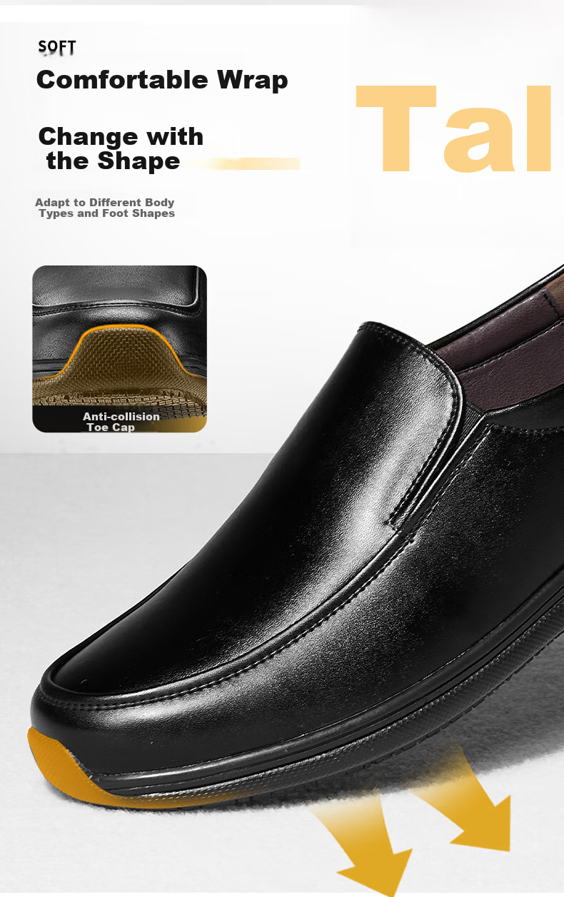 Chuwang Chef Shoes, Non-Slip Upgraded Slip-On Kitchen Work Shoes, Water-Resistant Casual Soft-Soled Leather Shoes for Men, 5222D, Size 40 9