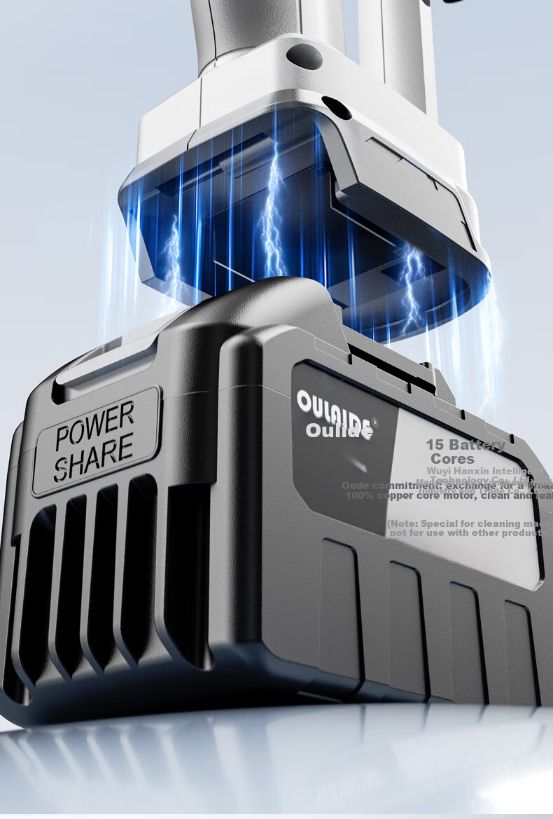 Oulaide Portable Wireless High-Pressure Car Wash Machine with Lithium Battery-Powered Water Gun for Home Use And Car Cleaning 21