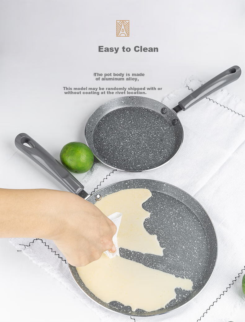 FOR BAKE Non-Stick Frying Pan, Pancake Maker, Crepe Pan, Round Breakfast Pan for Omelets, 18CM 2