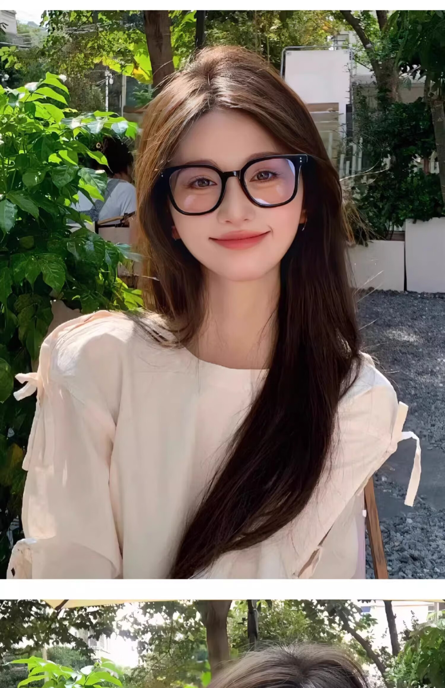 Boshide Blue Light Blocking Glasses Radiation Protection Eyewear Black Frame Slimming Large Face Non-Prescription Clear Lens Bright Black Frame 1