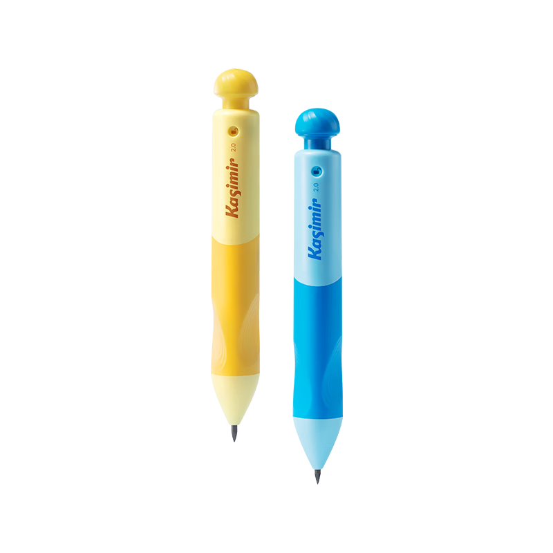 Casimir Posture Correction Automatic Pencil Kindergarten Primary School Stationery Educational Posture Correction Continuous Lead Children's Writing Pen Thick Barrel Grip Correction Pencil - Blue