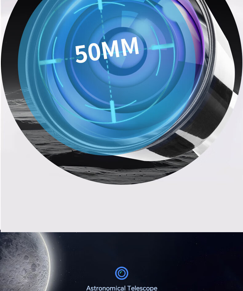 Huge Astronomical Telescope, Stargazing And Moon Viewing, High Magnification, High Definition, Professional, Elementary School Students' Introduction, Children's Toy, Children's Day Gift 6
