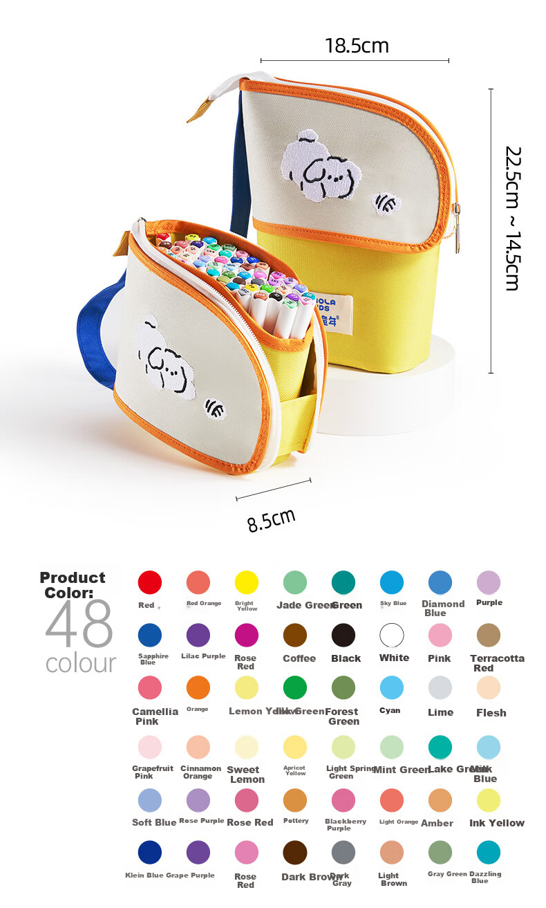 Meiletongnian Children's Direct Liquid Acrylic Markers, 80 Colors, Watercolor Pens, Non-Transparent, Stackable, Soft Tip, Drawing Pens for Primary School Students And Kindergarten, Birthday And New Year Gift Box Set 36