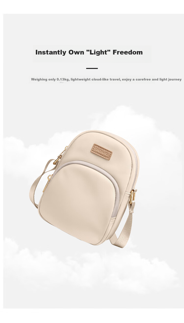 POLO Crossbody Bag, Women's Casual Handbag, Shoulder Bag, Fashionable Versatile Phone Pouch, Water-Resistant Oxford Fabric Gift for Girlfriend 4