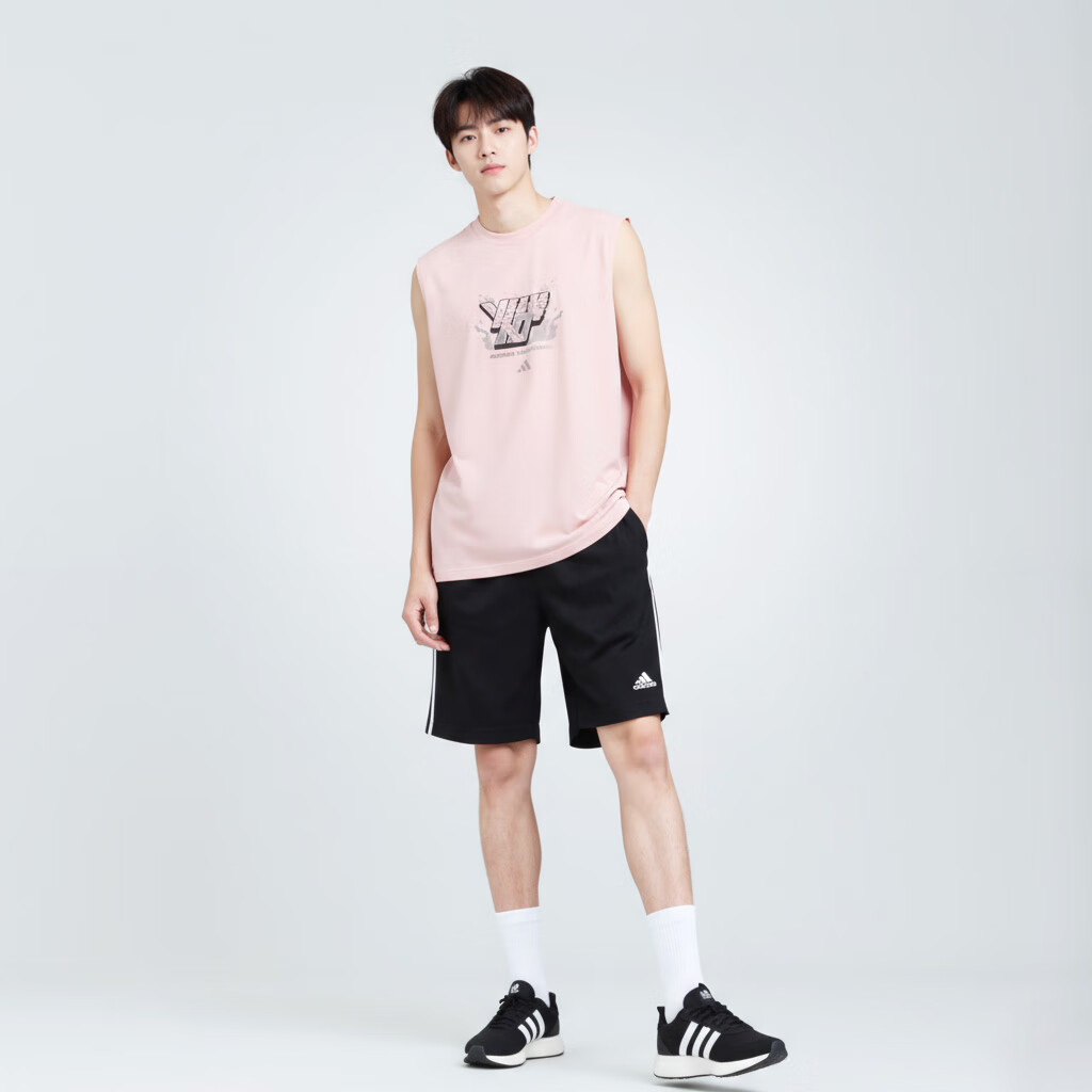 Adidas Men's Basketball Series, BB TOS TANK Vest, KR5550, Pink, 2XL 3