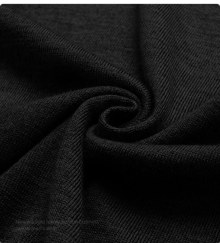 JEEP Men's Autumn Winter Warm Knit Sweater Inner Layer Top Dark Gray 3XL 3