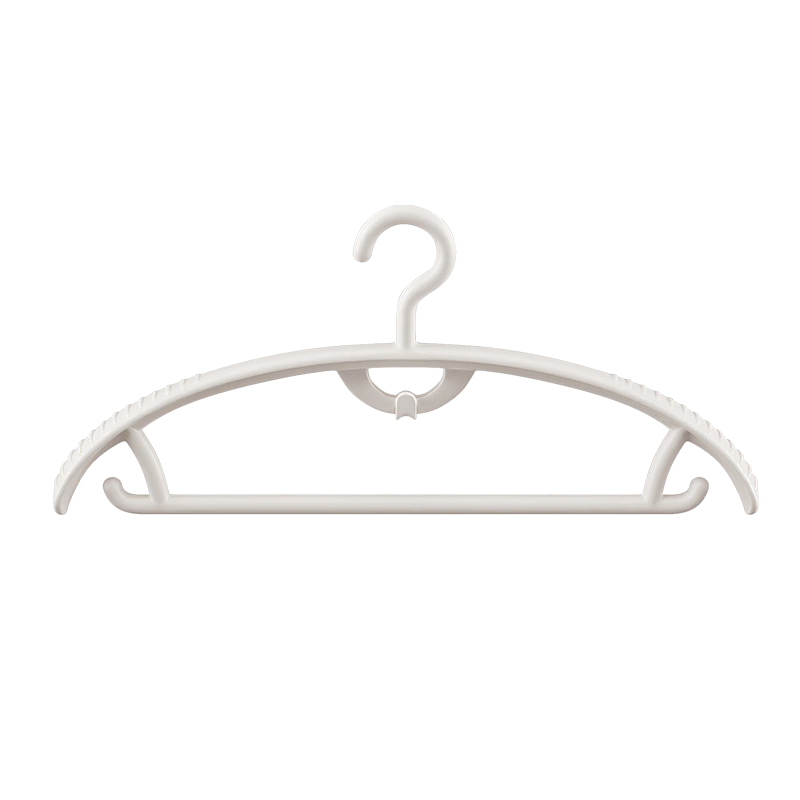 Baicaoyuan Non-Slip Clothes Hangers Wide Shoulder Thickened Shoulder Protecting Clothes Hangers 10-Pack