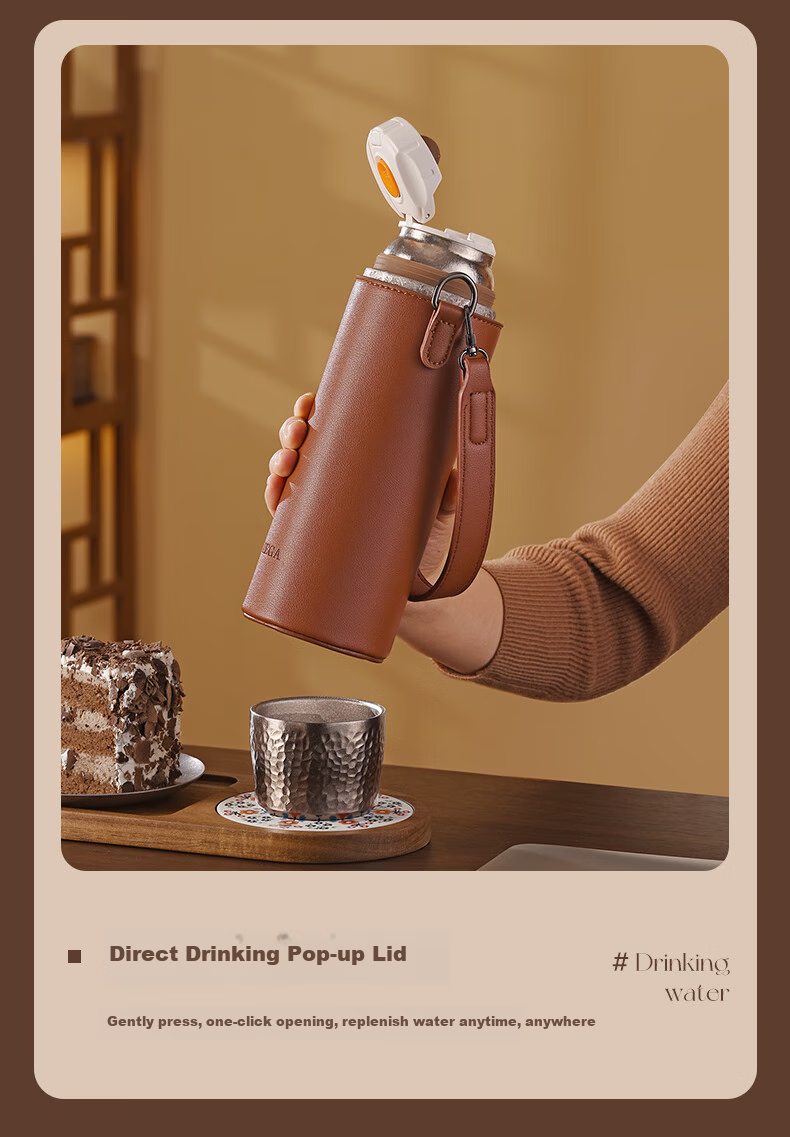BEMEGA Pure Titanium Insulated Mug for Women And Men, Stylish 2025 New Model Sold by JD, Titanium Cup with Tea Infuser And Water Separatio 8
