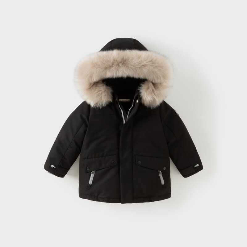 DAVE & BELLA Kids Down Jacket Unisex Three-Proof Down Coat Baby Winter Wear