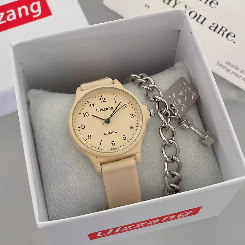 GEORGCOUNT Stylish College Style Women's Watch 2025 New Model Silent Waterproof Quartz Watch for High School and Middle School Students Exam Use 18