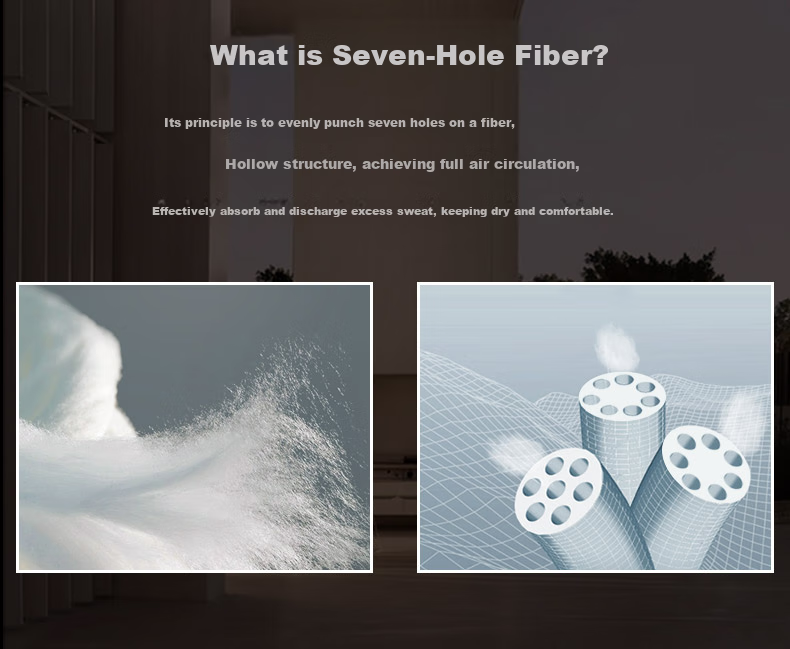 FUANNA Comfortable Seven-Hole Antibacterial Fiber Quilt, Pure Cotton Fabric, Winter Comforter, 7 Jin (3.5 Kg), 203*229cm, White 5