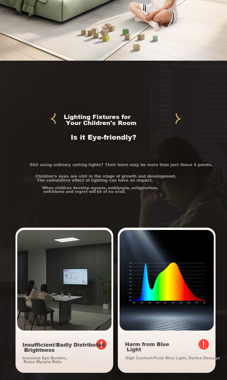 Haishibao Lightweight Full Spectrum Bedroom Smart Ceiling Light 2.7cm Ultra-thin Seamless Eye Protection Minimalist All-inclusive 6