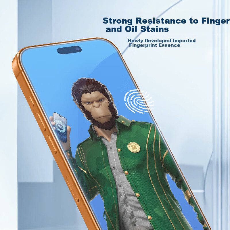 Lanxingxiansheng Tempered Glass Screen Protector for Apple IPhone 17 Pro Max/16 Pro Max, Anti-Fingerprint Frosted AG Anti-Glare Protective Film for IPhone 17 Pro Max/16 Pro Max
