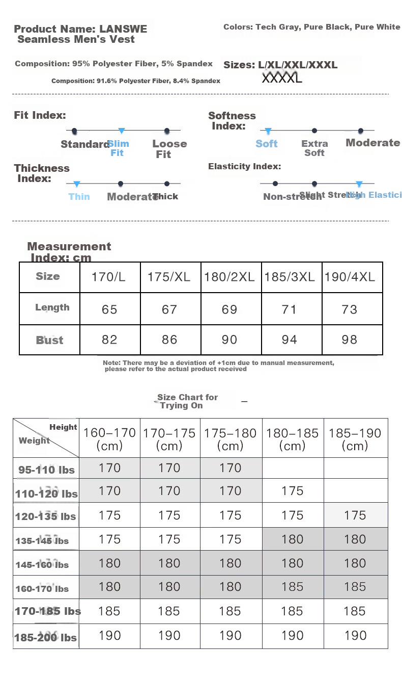 LangSha Ice Silk Tank Top for Men, 7A Grade Antibacterial, Summer Men's Seamless Thin Casual Sports Undershirt, Hurdle Style, 3-Piece Set 10