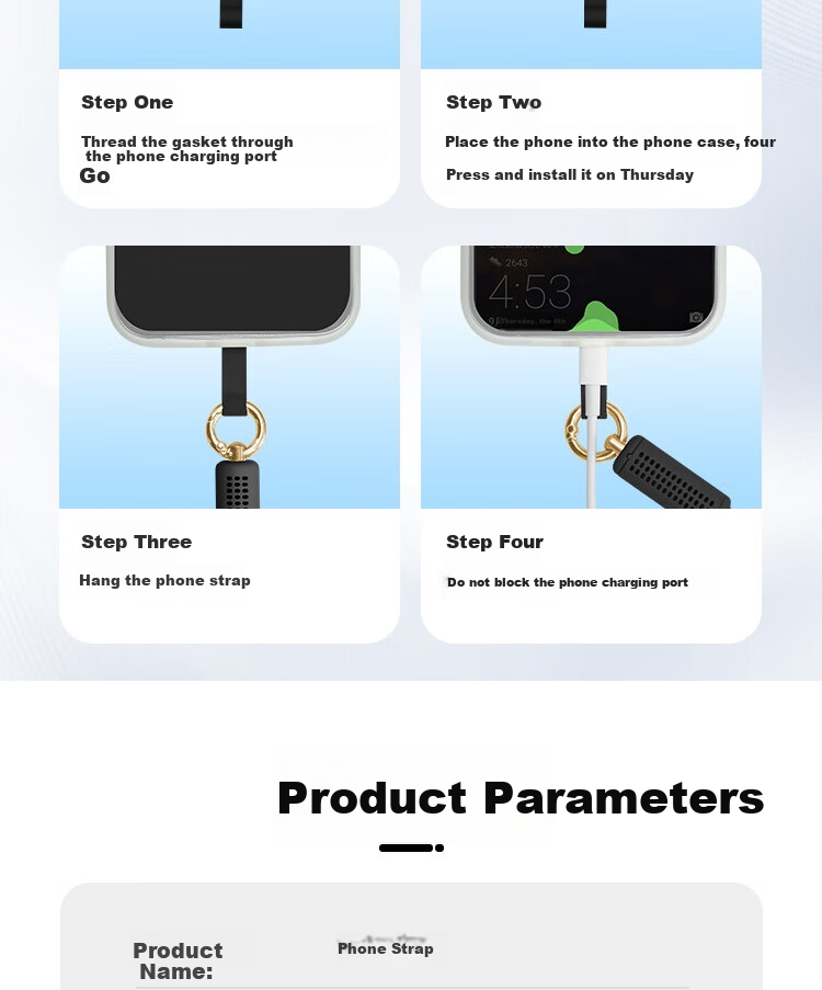 ESCASE [Self-Contained Perfume] Phone Lanyard Neck Strap Crossbody Wrist Strap Adjustable Retractable Anti-Loss Premium Phone Case Suitable for Huawei Mate80 Pro Long Black 13