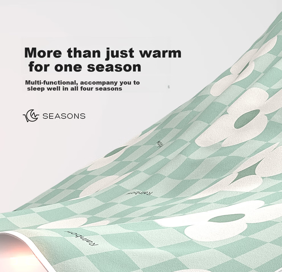 Caihongshenghuo [High Temperature Power-Off] Single-Person Single-Control Non-Woven Electric Heating Blanket Mattress Pad, 1.5*0.7 Meters, Suitable for Dormitory Use 15