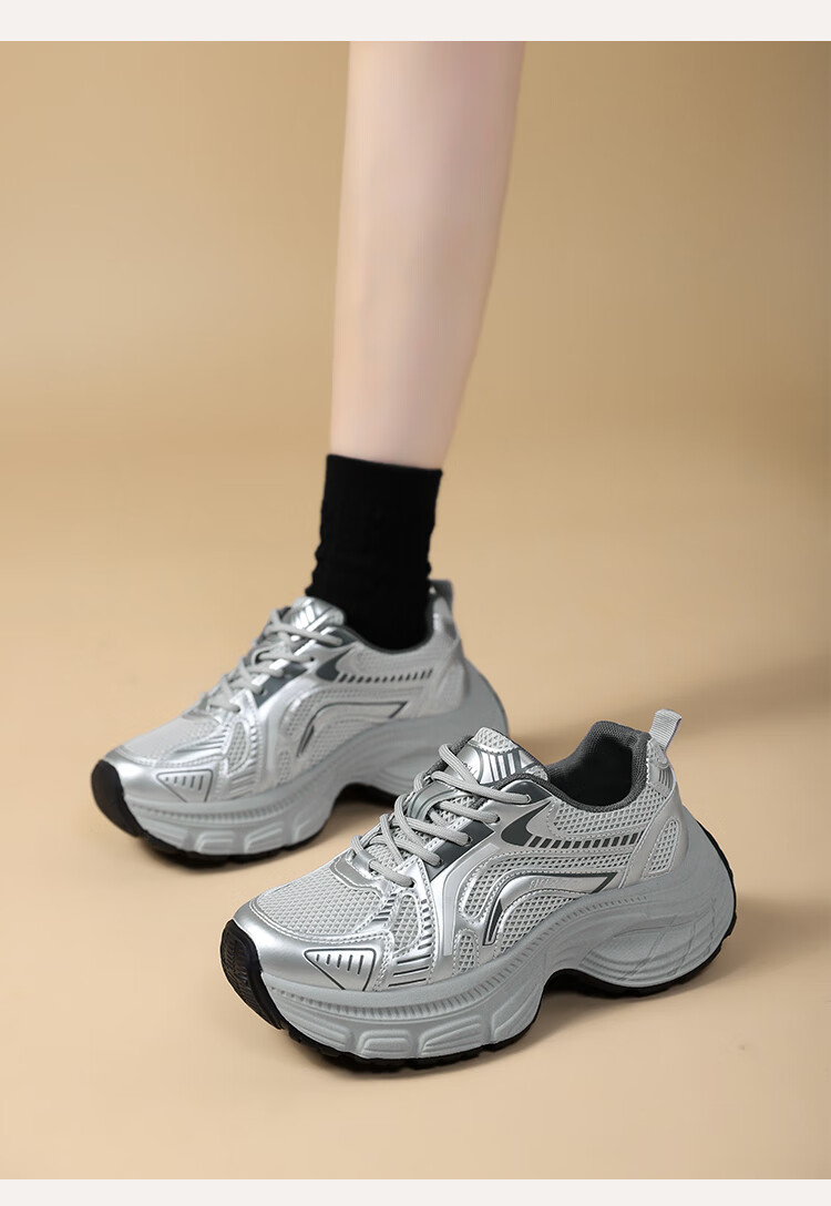 Global Women's Sports Thick-Soled Height-Increasing Dad Sneakers 2025 Autumn Winter Hot Thick-Soled Casual Shoes 7