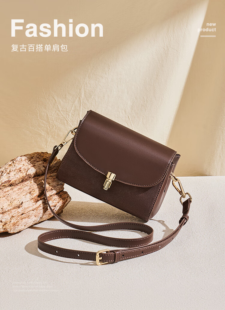 RED DRAGONFLY Women's Leather Crossbody Shoulder Bag Double-Sided Messenger Bag Gift for Girlfriend Mom Valentine's Day New Year Birthday 1