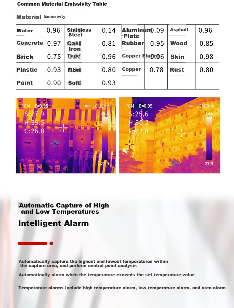 CEM DT-874Z Thermal Imager, High-Precision Infrared Imaging Power Fault Underfloor Heating Leak Detection Thermal Camera 10
