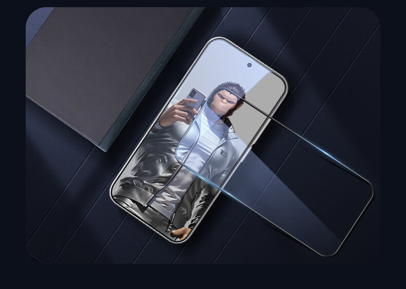 Mr. Blue Gorilla Redmi K90 Pro Max Screen Protector Smooth HD High Transparency Anti-Fingerprint Drop Resistant Tempered Glass Film 5