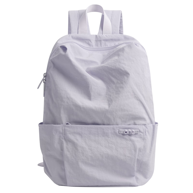 COW Women's Backpack Large Capacity Student School Bag Lightweight Casual Travel Bag Misty Gray Purple