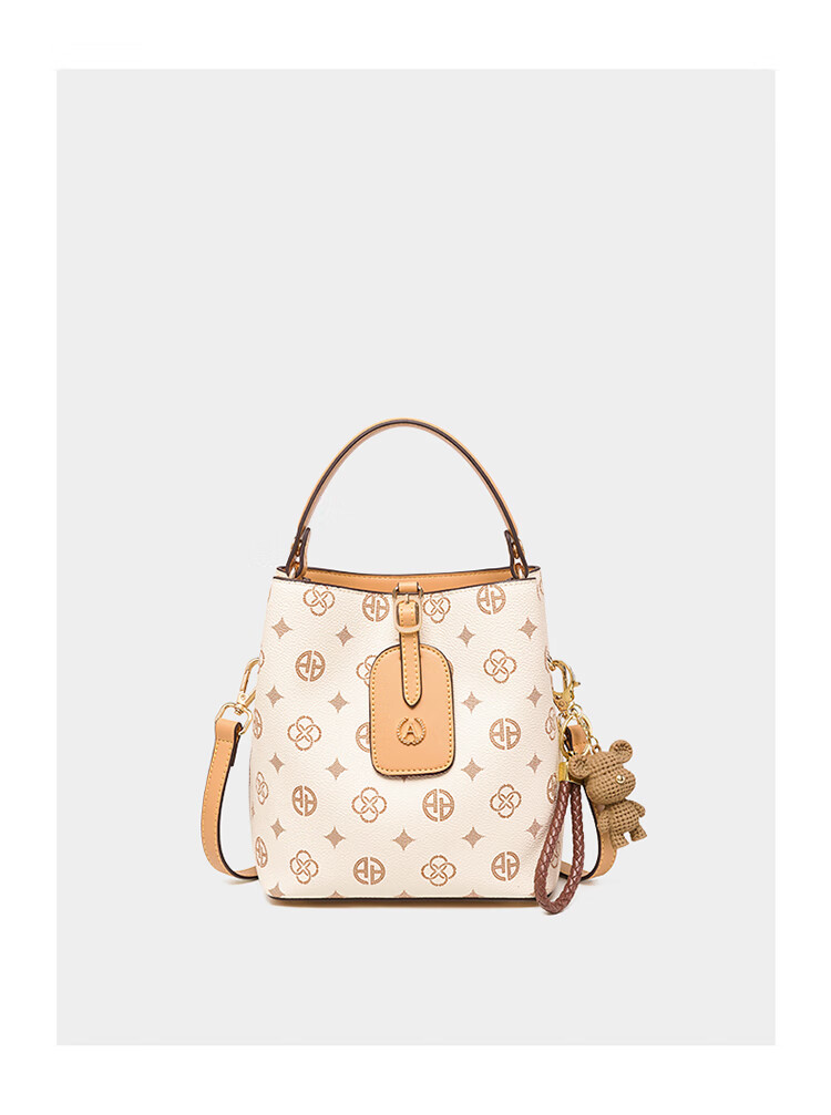 Aokang Women's Large Capacity Vintage Handheld Bucket Bag Luxury Crossbody Shoulder Bag Birthday New Year Gift for Girlfriend Wife 5
