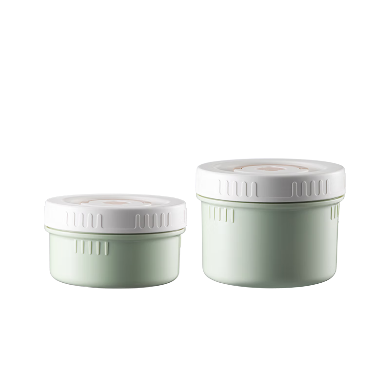 SUPOR 316L Stainless Steel Lunch Box Set with Pot, Three-Piece Outdoor Bento Box for Students and Office Workers, Basil Green with Lunch Bag