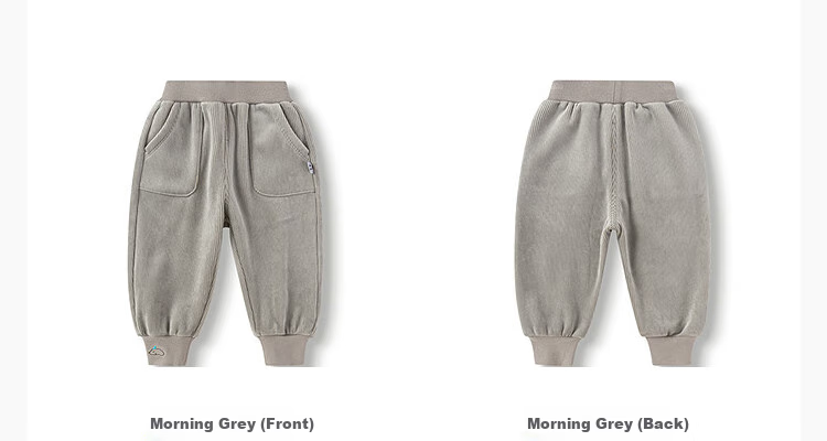 BALABALA Baby Long Pants with Fleece Lining And Thickened Tapered Leg, Winter Girls' Trousers 2025 [Same As In-Store], 201425108001 16