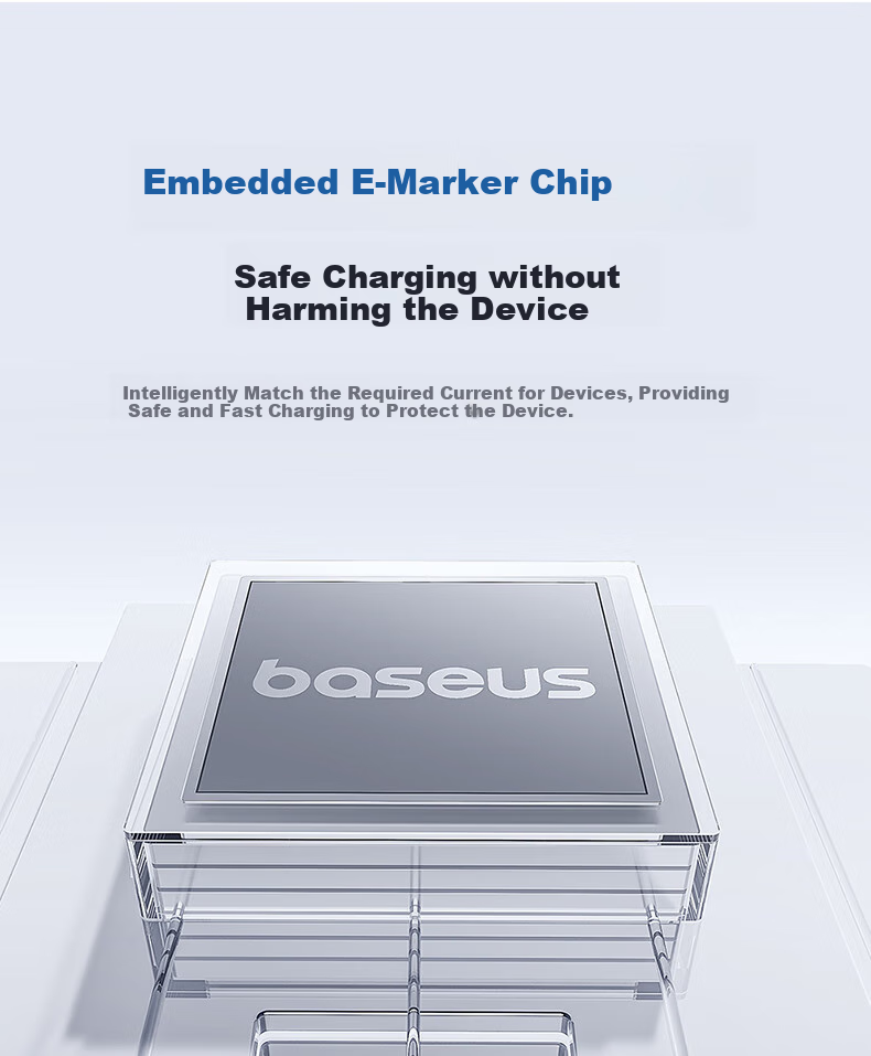 BASEUS Dual-Head Type-C Charging Cable, Digital Display PD100W Super Fast Charging Data Cable, Suitable for Huawei, Honor, Xiaomi, Apple 18/17/16/15 Phones, IPad, Laptops 7