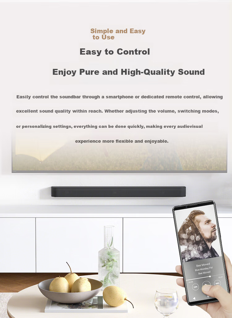 SONY HT-S60, 1000W High Power, 5.1 Physical Channel, Surround Sound, Wireless Rear Surround, Soundbar, Home Theater, Bluetooth 13