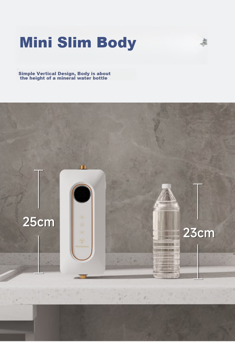 Westinghouse Instant Mini Kitchen Treasure 5500W Household Rapid Heating Mini Kitchen Treasure Water Heater, No Storage Water-Through Electric Hot Water Faucet [On-Site Installation] DSKH5551 7