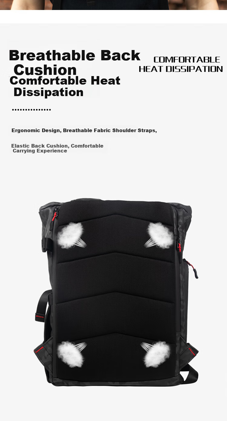 Pulewei Camera Backpack, Multifunctional Professional DSLR Photography Bag, Outdoor Hiking Large Capacity Portable Multi-Functional Lens Backpack 8