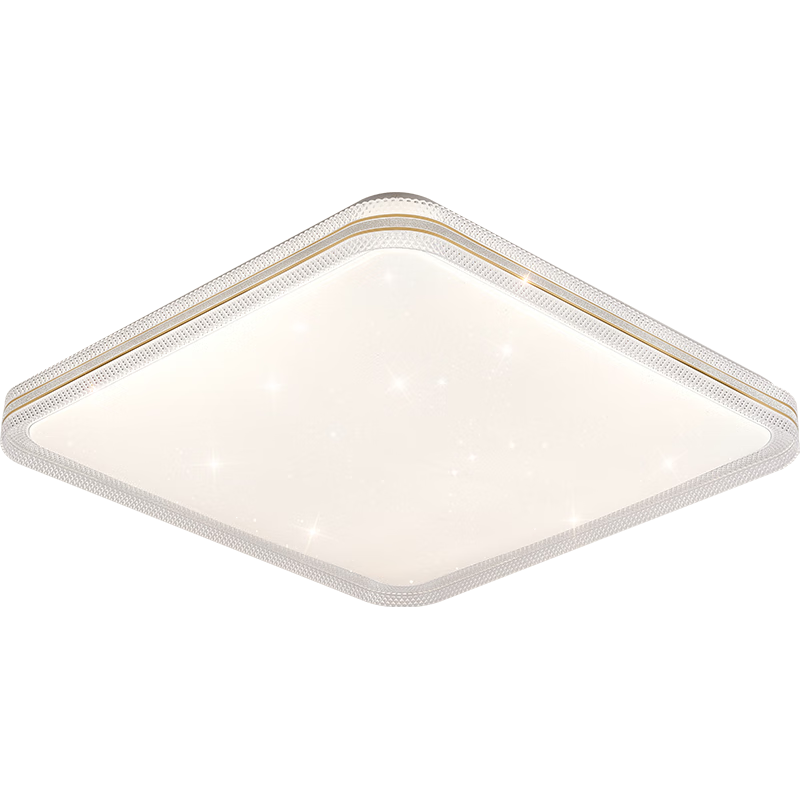 AOC Eye Protection Ceiling Light Pure LED Bedroom Luxury Crystal Lamp 50cm Three Colors with Installation