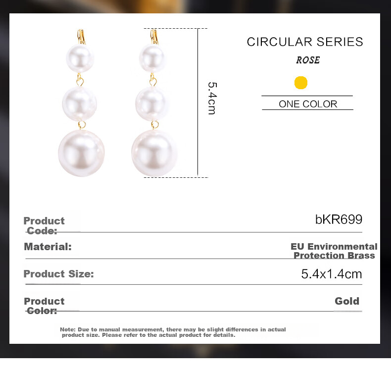 Dairuo Pearl Earrings, White Studs, Face-Slimming, Fashionable, Long-Style, Practical for Women, Versatile for Commuting, Versatile Earrings, Gift 10