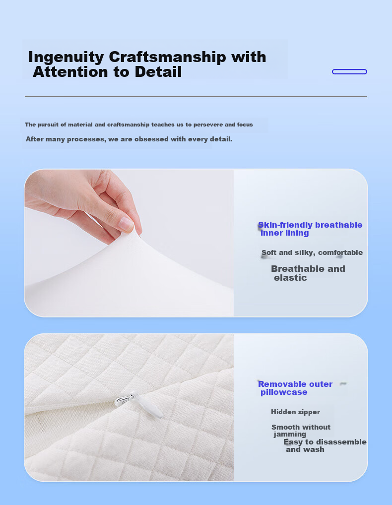 Aeromax Side Sleeping Jellyfish Pillow, No Face Pressure, Anti-Wrinkle, Anti- nasolabial Fold, Memory Foam Cervical Pillow, Hollow Design for Eye And Ear Protection, Neck Support 13