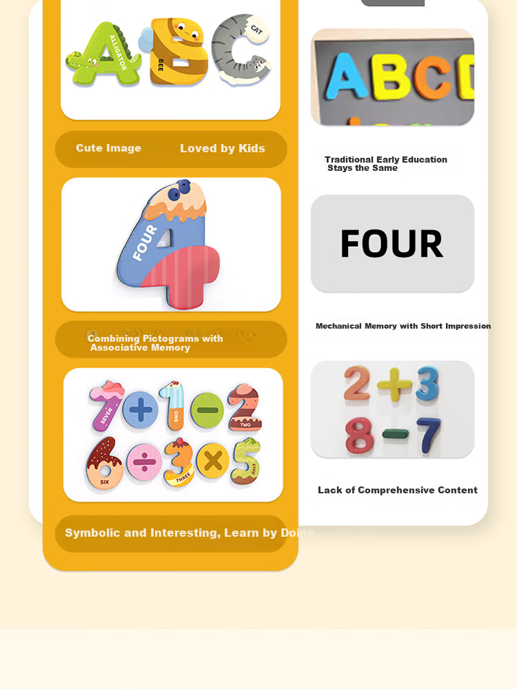 Pinwheel, 26 English Letters And Numbers Refrigerator Stickers, Animal-Themed Children's Early Education Cognitive Educational Toy, Letter Magnetic Stickers 3