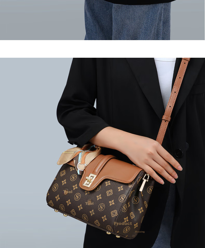 Aiqinghai Handbag, Women's Crossbody Bag, Shoulder Bag, Large Capacity, Light Luxury Brand, Birthday And Mother's Day Gift, Practical Present for Mom 4