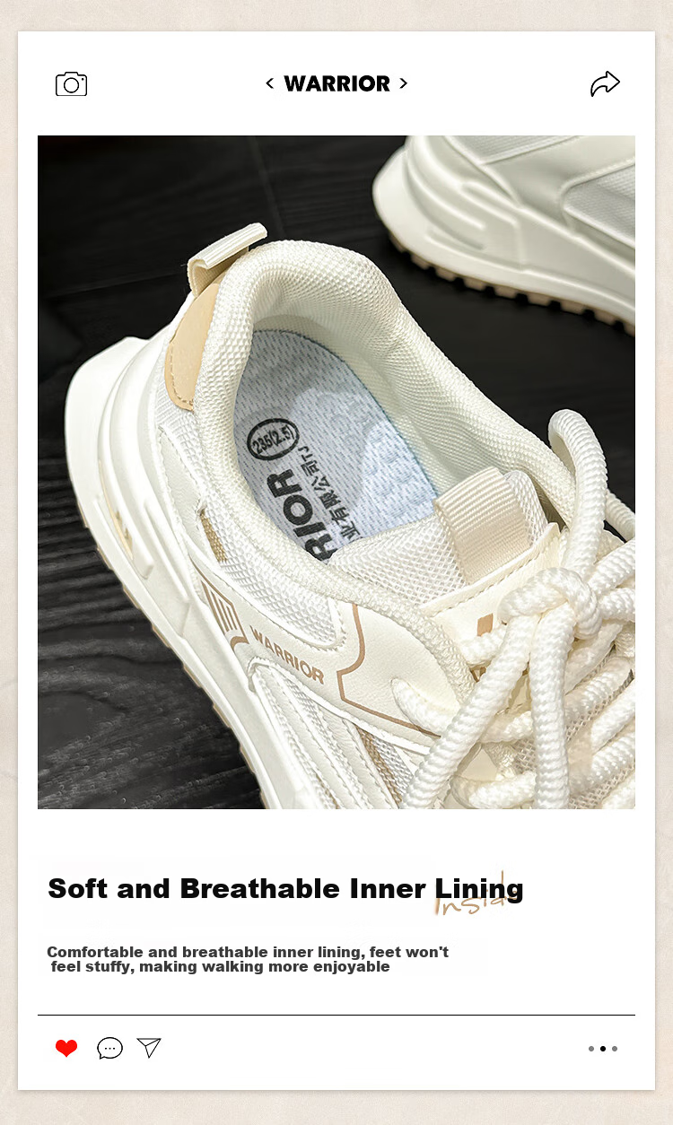 Huili Women's Shoes, 2025 Winter Fashion Youthful Sneakers, Versatile Mesh Sports Shoes for Women, Mika Khaki Color, Size 35 8