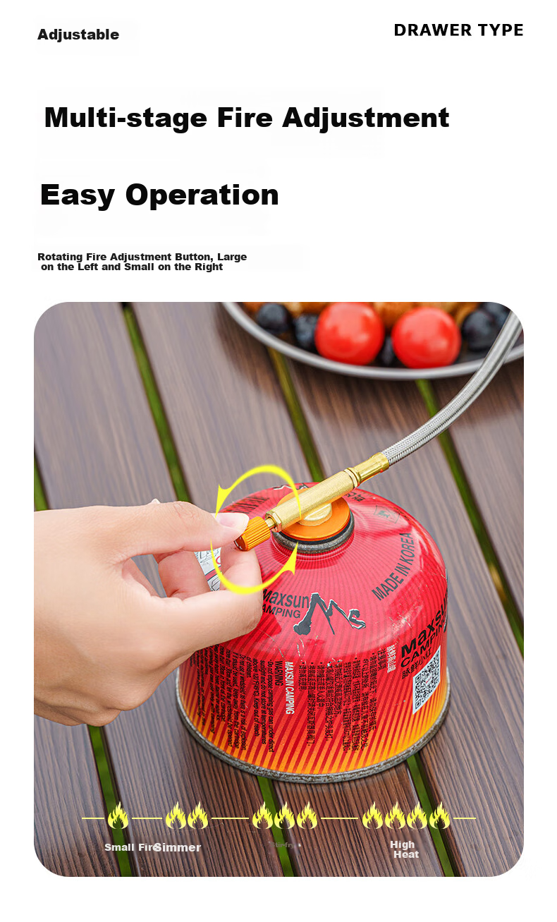 Jauto Cassette Stove Outdoor Gas Stove Portable Camping Gas Cylinder Magnetic Stove Hot Pot Camping Set 17