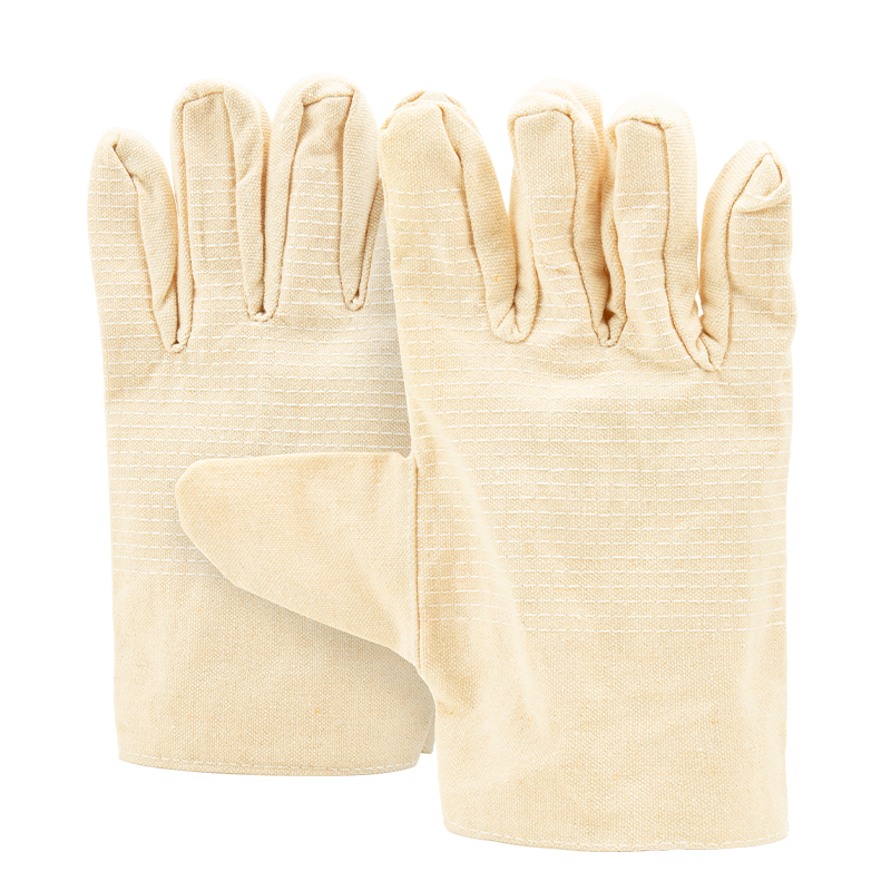 XINGGONG Canvas Gloves, 24-Strap Upgraded to 32-Strap Stitching, Non-Slip, Wear-Resistant, Enlarged And Thickened, Double-Layer Protection for Construction Sites, Nailing And Painting, XGS-F1, 10 Pairs