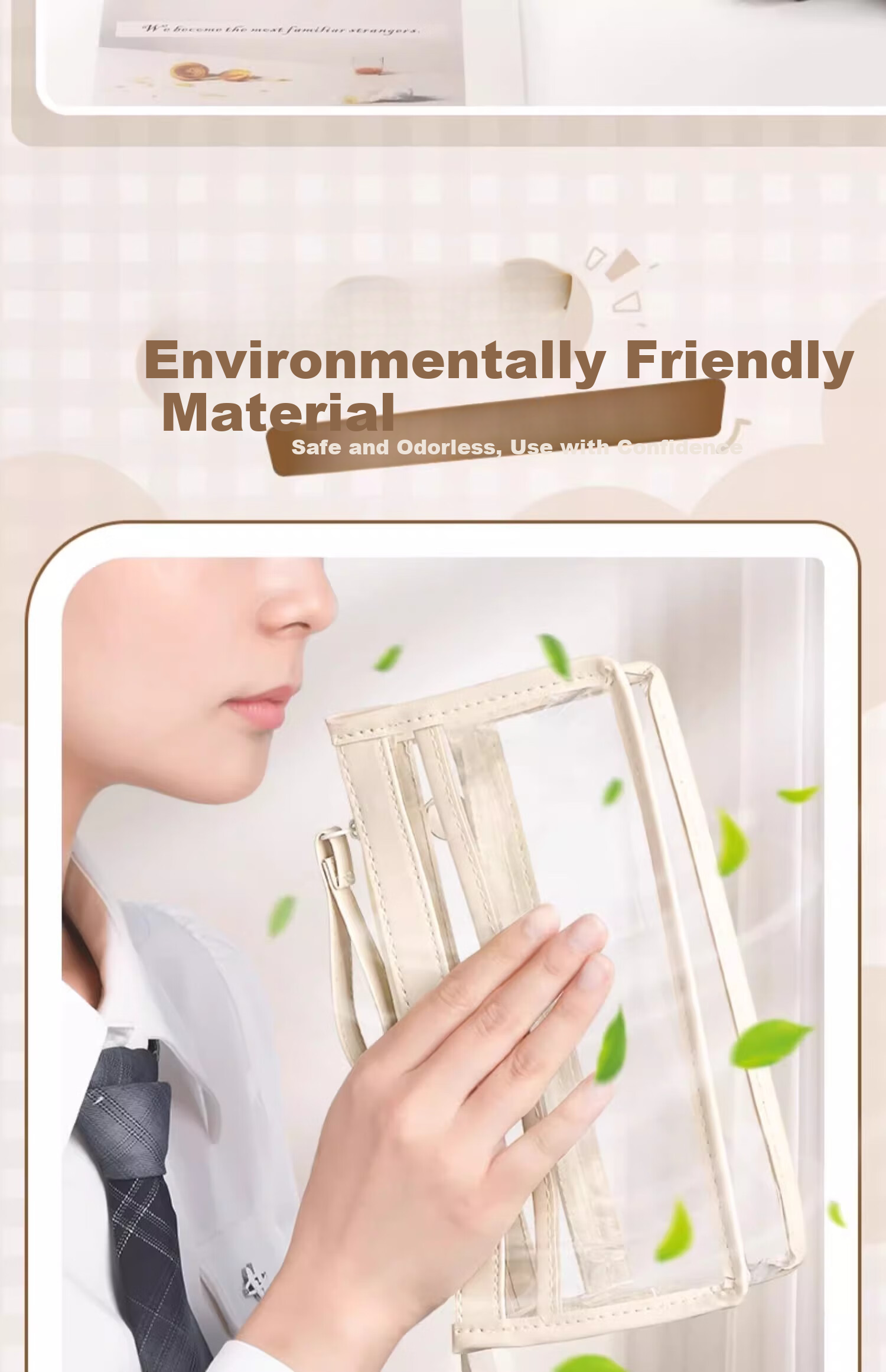 Shuxing Three-Layer Transparent Pencil Case, Exam-Specific Large Capacity, High School Entrance Exam Stationery Bag, Aesthetically Pleasing Simple Pencil Box, for Girls And Boys in Primary And Secondary Schools 9