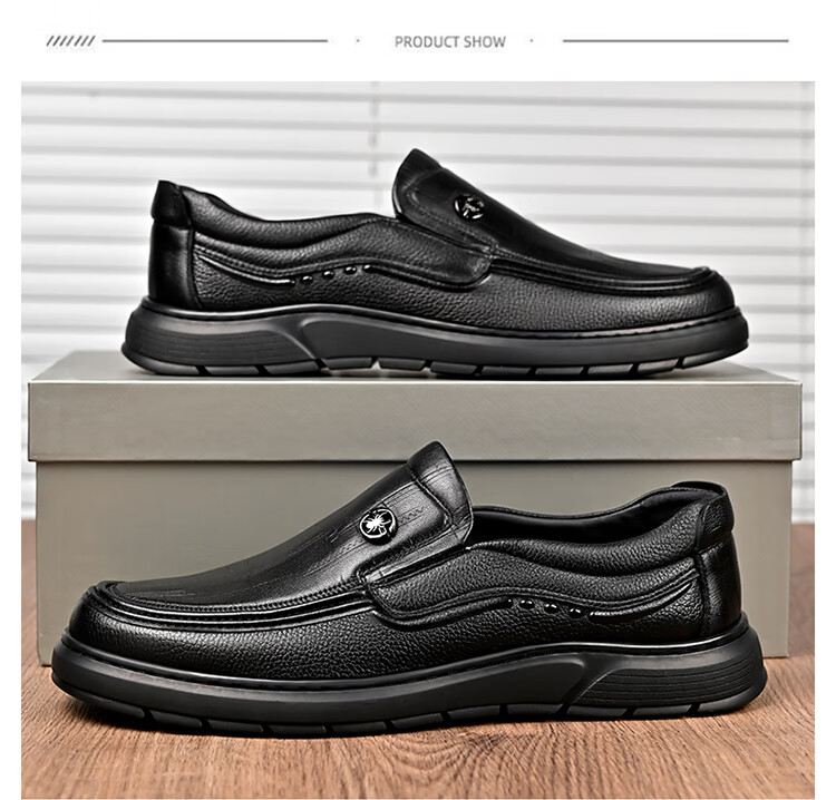 Spider King Men's Shoes 2025 Autumn Winter New Lambskin Soft Breathable Business Casual Dad Shoes Brown Size 40 11